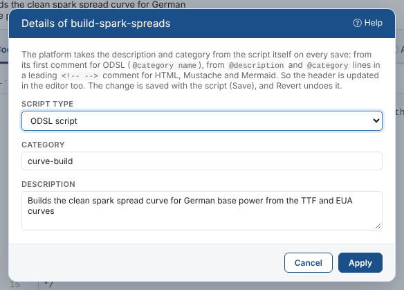 The Details dialog