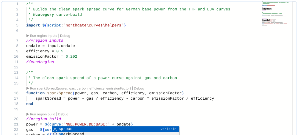 Suggestions for sp: a variable, the script's own function and a built-in function