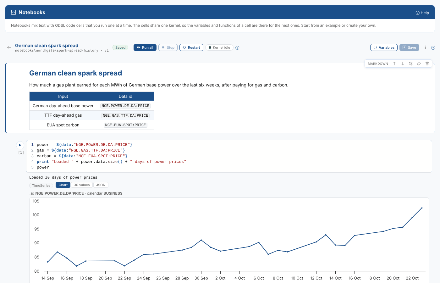 The Notebooks extension